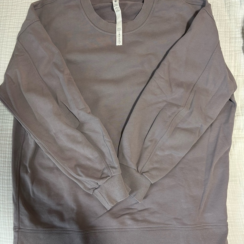 Lululemon Perfectly Oversized Lavender Crewneck